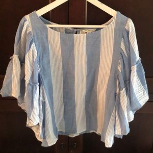 American Eagle Striped Blouse